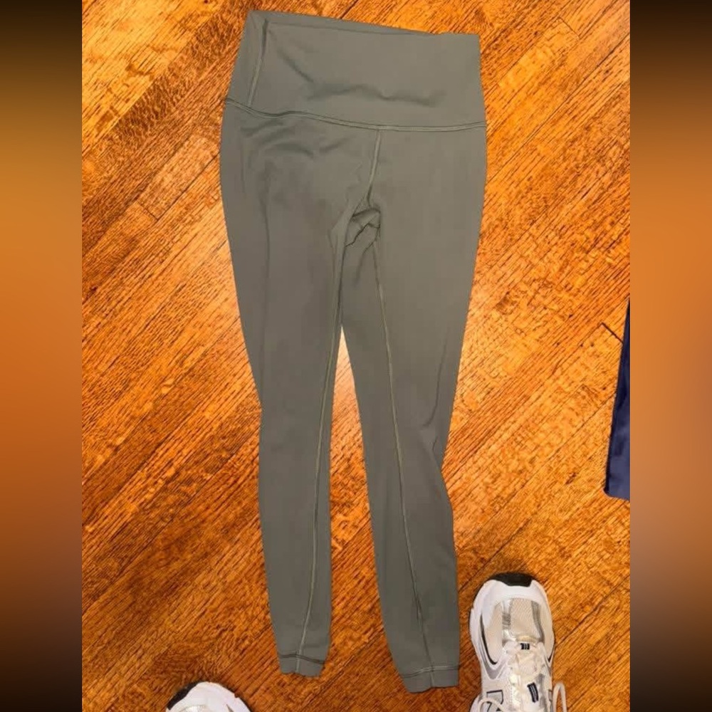lululemon athletica Olive Green High-Rise Leggings